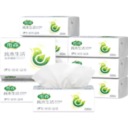 雨森 纯木生活抽纸 300张*5层 10包