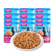 麦富迪猫湿粮肉粒包拌饭营养猫零食海洋鱼85g*12