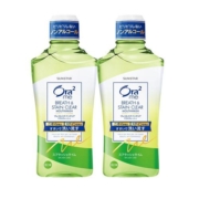 Ora2皓乐齿漱口水爽口青柠460ml*2清新口气无酒精出口臭进口护龈