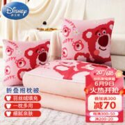 Disney 迪士尼 多功能抱枕被二合一两用草莓熊空调被抱枕汽车靠枕办公室盖毯坐垫 草莓熊
