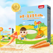 BEINGMATE 贝因美 全能优+系列 米粉 2段 胡萝卜蔬菜味 325g