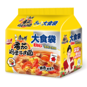 PLUS会员、学生会员：康师傅 大食袋番茄鸡蛋牛肉面 5袋