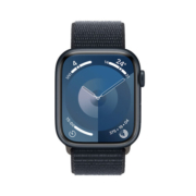 Apple Watch Series 9 智能手表GPS款45毫米午夜色铝金属表壳 午夜色回环式运动表带 健康电话手表MR9C3CH/A
