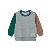 SENSHUKAI 千趣会 童装男女童卫衣秋冬季 麻灰色 120cm