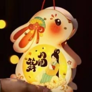 DIY纸灯笼 花好月圆 单只装