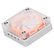 天钡MN5X迷你主机 高性能AMD R7锐龙7735HS电竞游戏小型台式电脑4K桌面miniPC整机 R7-7735HS八核16线程 准系统【无内存无硬盘】