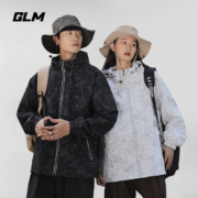 森马旗下轻商务潮牌，GLM 2023年秋季情侣款户外休闲防泼冲锋衣 多色