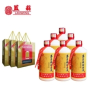 超级补贴：蓝翁 酱香型白酒53度坤沙30号纯粮食高粱酒 500ml*6瓶整箱