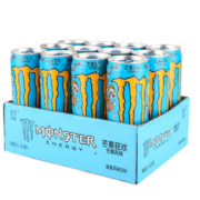 可口可乐（Coca-Cola）Monster 魔爪芒果狂欢能量风味饮料 330ml*12罐
