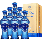 京东百亿补贴：洋河 海之蓝42度  375ml*6瓶