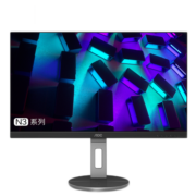AOC U27N3C 27英寸显示器 4K高清IPS 10.7亿色 90W Type-C接口 HDR 内置音箱 低蓝光 双向旋转电脑屏