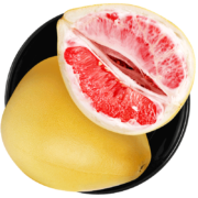 京愿 新鲜红心柚子 红肉蜜柚  5斤装（净重4.5-5斤） 2粒