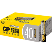 京喜小程序、有券的上：GP 超霸 15PL 5号碳性电池 1.5V 40粒装