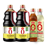 PLUS会员：海天 致美味0添加调味套装（1.54kg*2酱油+500ml料酒+500ml醋）
