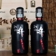PLUS会员！扳倒井 1915酒庄 封藏定制纪念版 52度浓香型白酒500ml*2瓶 木制礼盒装