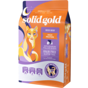 素力高（SolidGold）优蛋白系列 进口全价金装猫粮 成猫幼猫无谷全阶段猫粮 鳕鱼美毛鸡  鱼肉味 12磅/袋