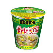 日清 方便面 BIG合味道 猪骨浓汤风味110g*12杯整箱装节日礼盒礼品