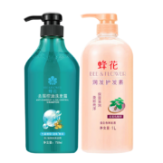 京东百亿补贴:蜂花 去屑洗发露750ml+首乌护发素1L