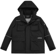 【超值清仓】太平鸟男装90绒科技羽绒服冬滑雪服工装户外连帽外套