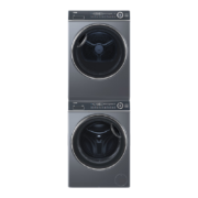 预售、PLUS会员：Haier 海尔 XQG100-BD14376LU1+EHGS100176XSU1 纤美洗烘套装 10KG