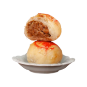 PLUS会员: 知味观 榨菜鲜肉月饼 6枚 300g