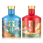舍得 品味舍得 神话人物追天者 浓香型白酒 52度 500ml*2瓶 礼盒装