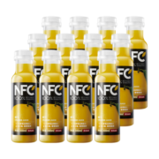 农夫山泉 低温nfc果汁 冷藏果汁饮料 多口味选择 鲜榨果汁300ml 橙汁12瓶