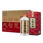 小糊涂仙 （普仙）浓香型贵州白酒 52度 粮食酒(新老包装随机发货） 500ml*6瓶 整箱装