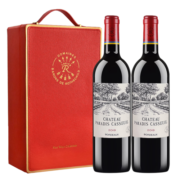 拉菲（LAFITE）红酒 源自罗斯柴尔德原瓶进口葡萄酒 750ml 凯萨天堂古堡 双支礼盒装