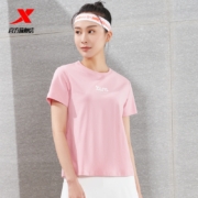 限尺码：特步 女款T恤 上衣运动圆领短袖