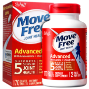 Move Free益节红瓶 氨糖软骨素钙片  足量氨糖 养护红瓶170粒×2件