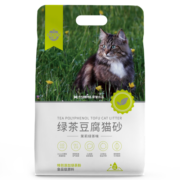 奥丁（ODIN）绿茶豆腐猫砂10kg20斤无尘结团控臭吸水可冲厕所2.5kg*4袋整箱装