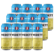 白熊（VEDETT）精酿啤酒  小麦白啤酒 比利时风味啤酒整箱 500ml*12听