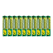 超霸（GP） 5号碳性电池无汞环保儿童玩具闹钟计算器电筒专用电池 7号10节