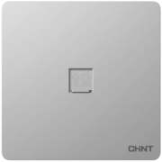正泰(CHNT)开关插座墙壁面板家用86型面板 八芯数据电脑插座NEW6C幻银灰