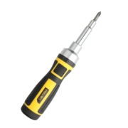 概率券：得力 deli 十字穿心棘轮两用螺丝刀 6/PH2x75mm