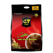 中原（TRUNG NGUYEN）g7黑咖啡美式纯咖啡粉30杯防困饮料速溶特浓咖啡粉越南进口 G7黑咖啡100条