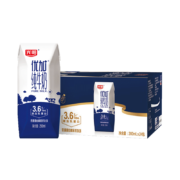 plus会员:光明 优加纯牛奶200ml*24盒*4件