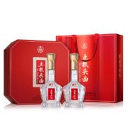 京东百亿补贴：WULIANGYE 五粮液 五粮头曲纯粮固态优级酒浓香型白酒52度500ml*2瓶礼盒中秋送礼