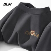 森马旗下轻商务潮牌，GLM 2023秋冬新款情侣半高领德绒双面绒国潮上衣*2件 多色