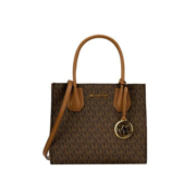 京东百亿补贴：MICHAEL KORS 迈克·科尔斯 女士手提斜挎包 棕色拼色-礼袋款 35T1SM9M2B