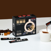 日本进口，TASOGARE 隅田川 意式醇香即溶黑咖啡80g（2g*40条）*3盒 赠杯+勺