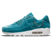 耐克 NIKE 女子 休闲鞋 W AIR MAX 90 PRM 运动鞋 DO2194-001 蓝色 36码