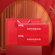 24.5元/盒！江中食疗 燕窝阿胶固元糕礼盒装 300g *2盒