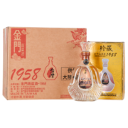 金门高粱酒 53度 1958珍藏 清香型 白酒  600ml*6瓶 整箱装 中秋送礼