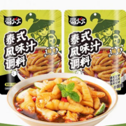 JI XIANG JU 吉香居 蜀火火泰式柠檬凤爪鸡爪调料包酸辣味213g*1袋