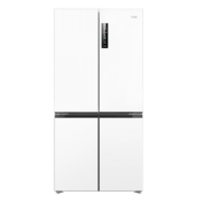 海尔（Haier）500升零距离自由嵌入式冰箱 十字门四开门白色 家用超薄大容量 一级能效变频 净味变温无霜 双除菌双变温BCD-500WGHTD49W9U1