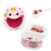 OP3N 彩虹甜甜圈酸奶 106g*2杯*9件