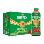 Plus会员:华旗 山楂果茶山楂果肉饮料华旗30年系列未加蔗糖1.28L*6瓶*2件