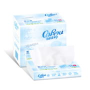 可心柔（COROU）V9 婴儿纸巾柔润保湿抽纸面巾纸3层60抽10包49.9元 (每满49减20,月销1w+)